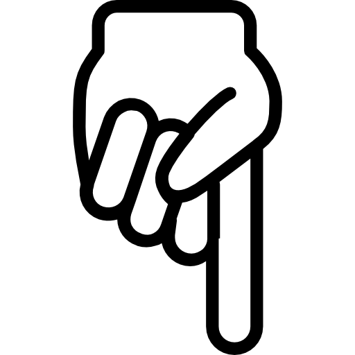image pointed hand